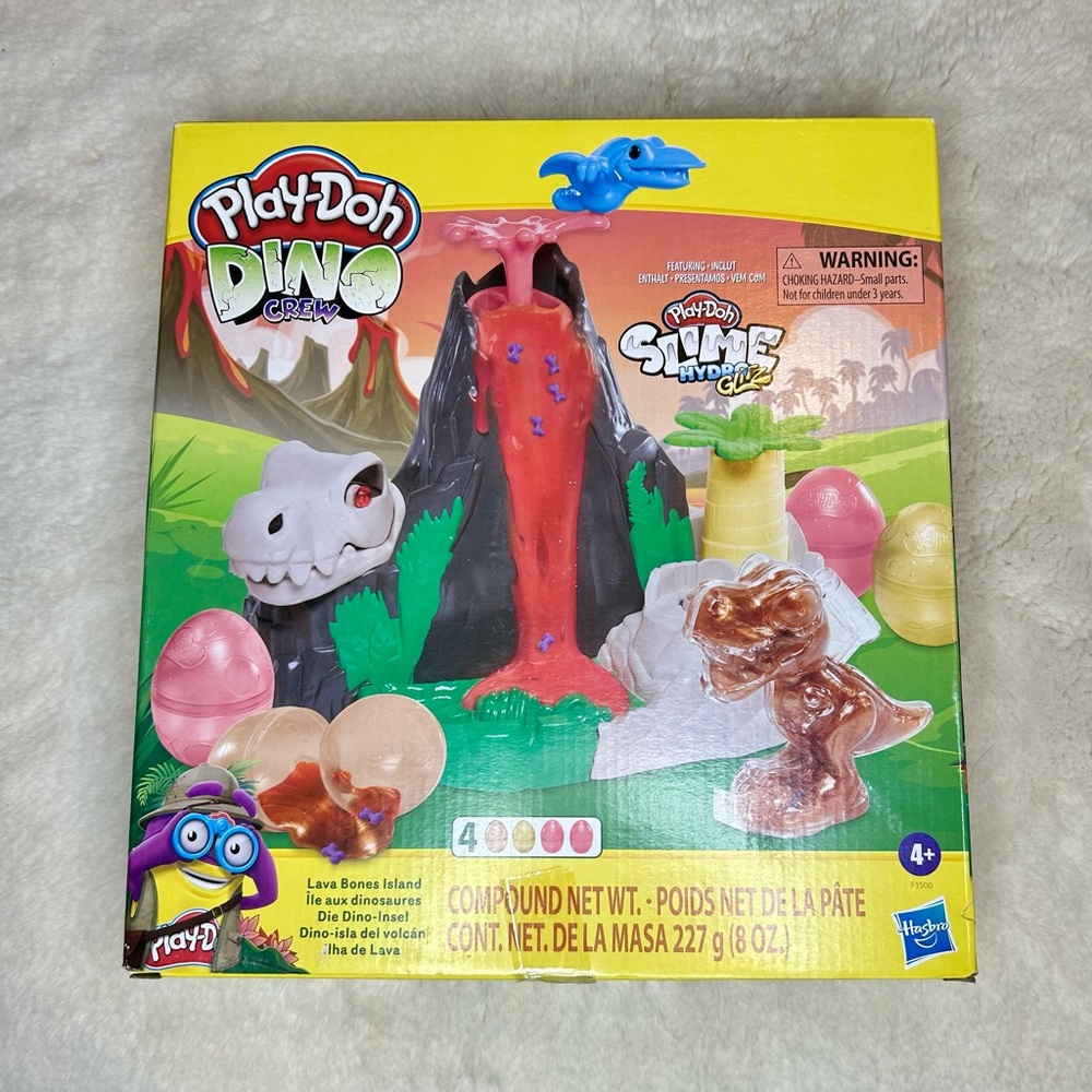 Play-Doh Dino Crew Slime Hydro Glitz Playset